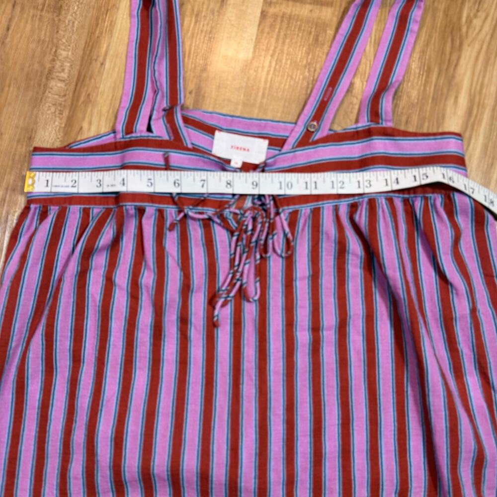 Xirena Kyra Berry Stripes Pink Cotton Light Pajama Summer Tank Top Size XS - Picture 4 of 7